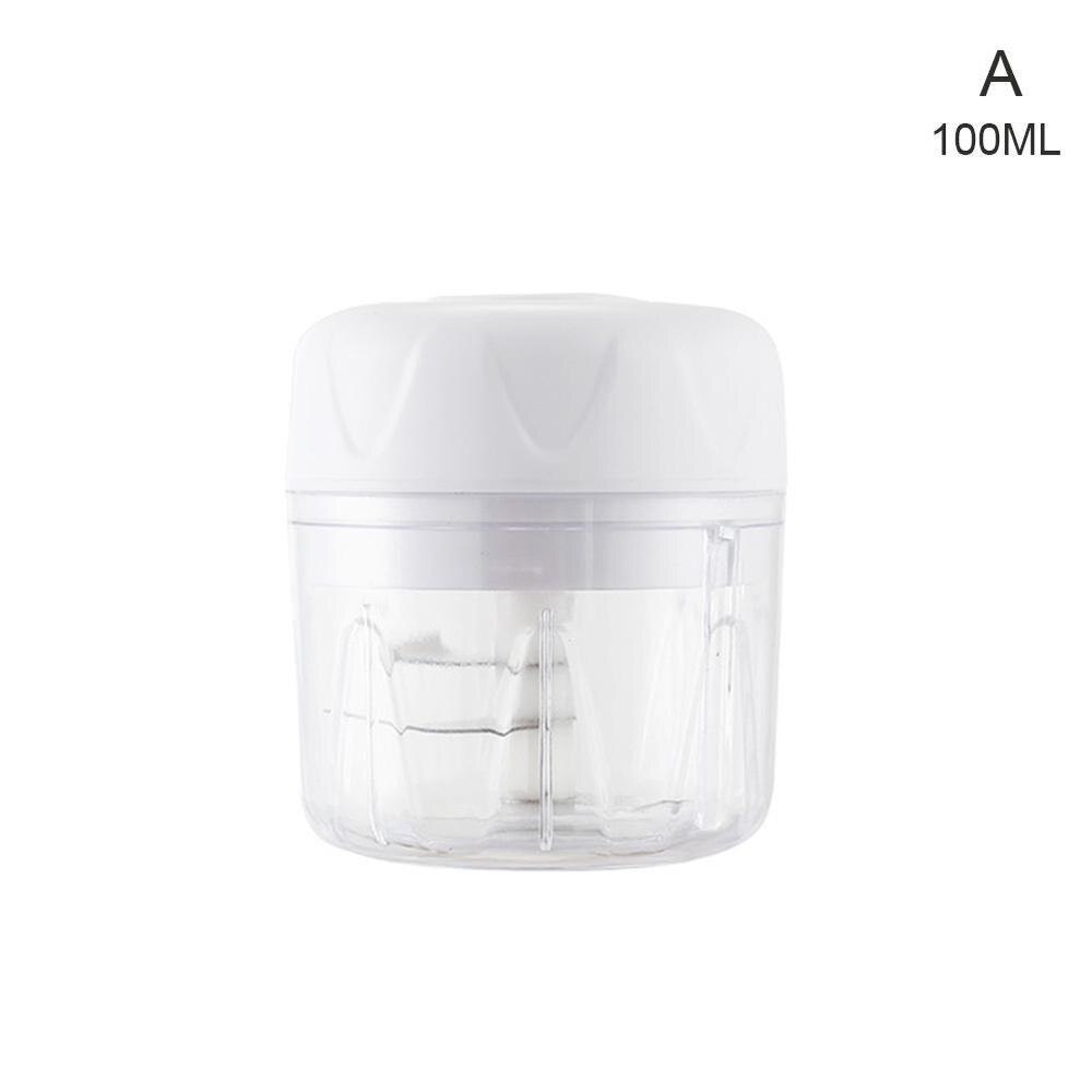 Multifunction Household Mini Food Chopper Wireless Electric Vegetable Processor Kitchen Press Tool Garlic Food Mincer Grind A5T0: A