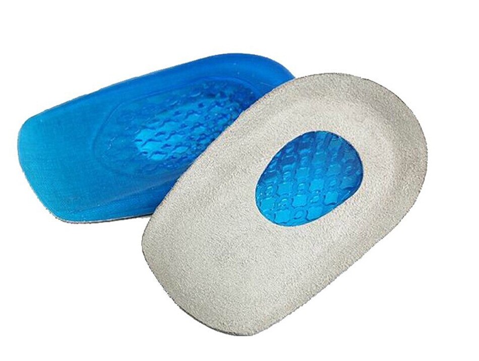 Silicone Gel Insoles Heel Cushion Soles Relieve Foot Pain Protectors Spur Support Shoe Pad Feet Care Inserts