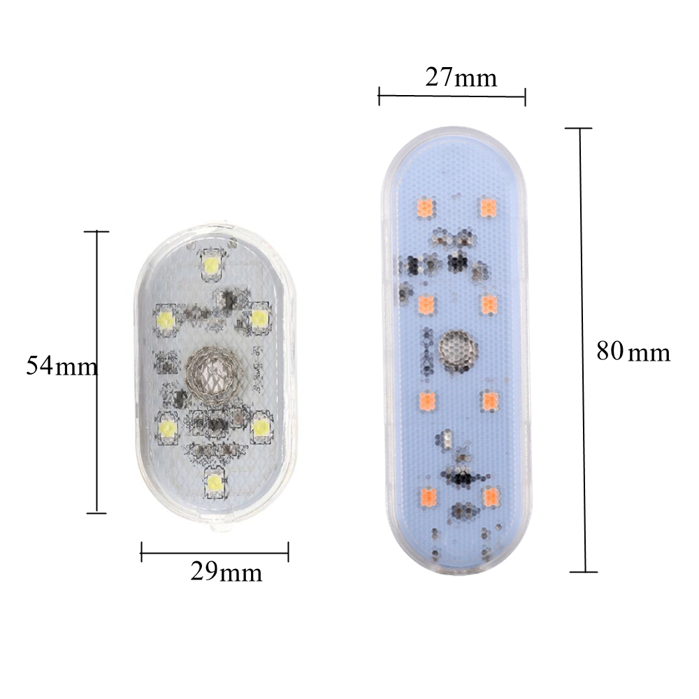 Luz táctil magnética, imanes de techo de mano para coche, lámpara de techo, iluminación interior para coche, luz de lectura nocturna, lámpara de lectura, luces interiores de coche
