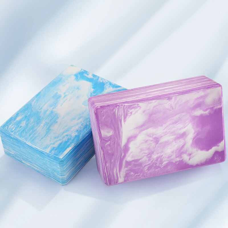 2 Pack Yoga Blocks Balance Aid Blocks EVA Strength Fitness Exercise Pilates Yoga Brick Fitness Equipment