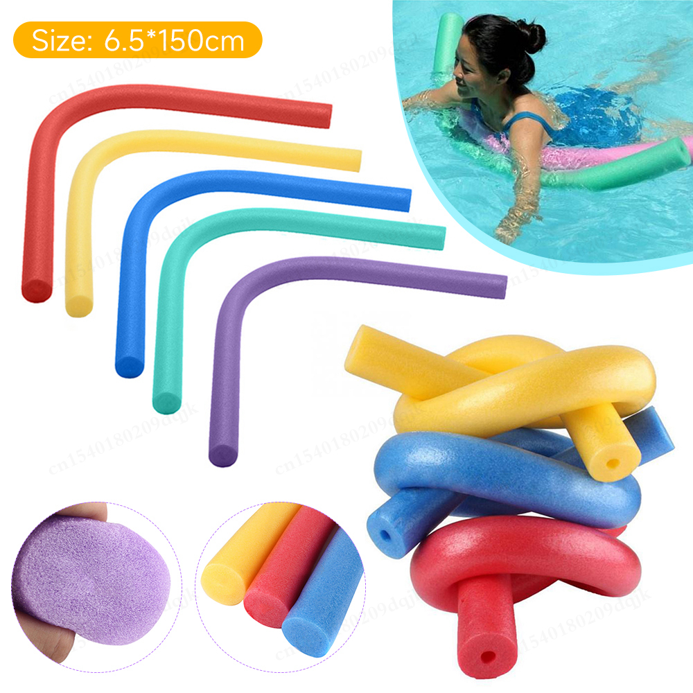 Swimming Pool Foam Noodle Float Aid Swim Noodles Ring Buoyancy Stick Useful For Kids Adult Pool Accessories