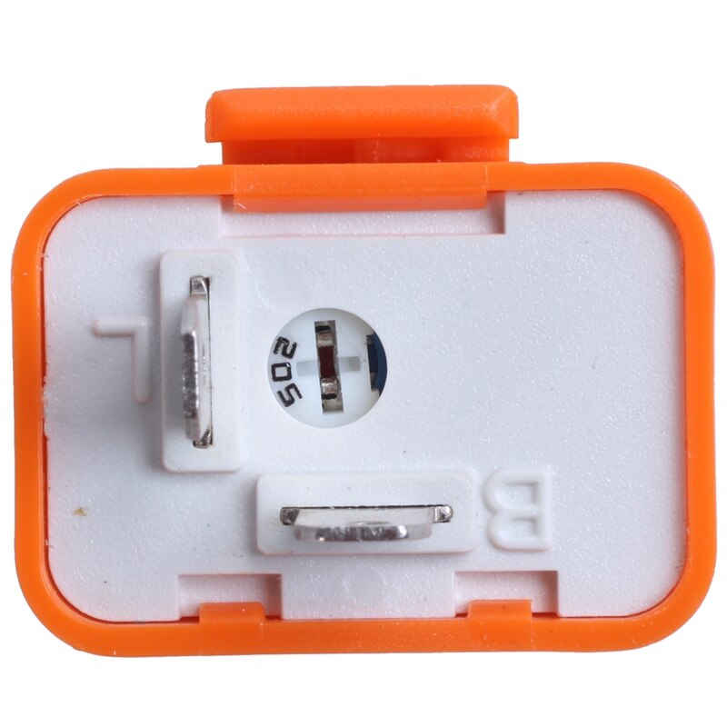 2 Pin Car Moto LED Indicator Speed Adjustable Relay turn light Flasher Orange
