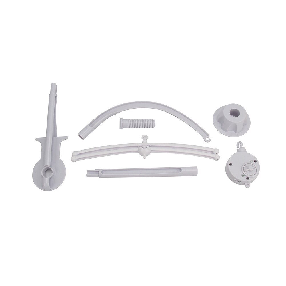 DIY Baby Krippe Weiß Rasseln Halterung einstellen Baby Krippe Handy, Mobiltelefon Bett Glocke Halfter Spielzeug Kleinkind Arm Halterung Wind-hoch musik Kasten Hängen Stand