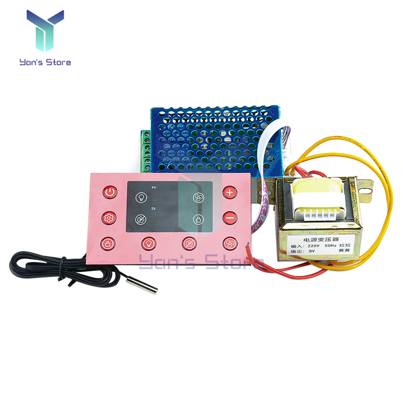 AC 220V Smart Pet House Controller Intelligent Thermostat Temperature Control Lighting Sterilization Ventilation Child Lock