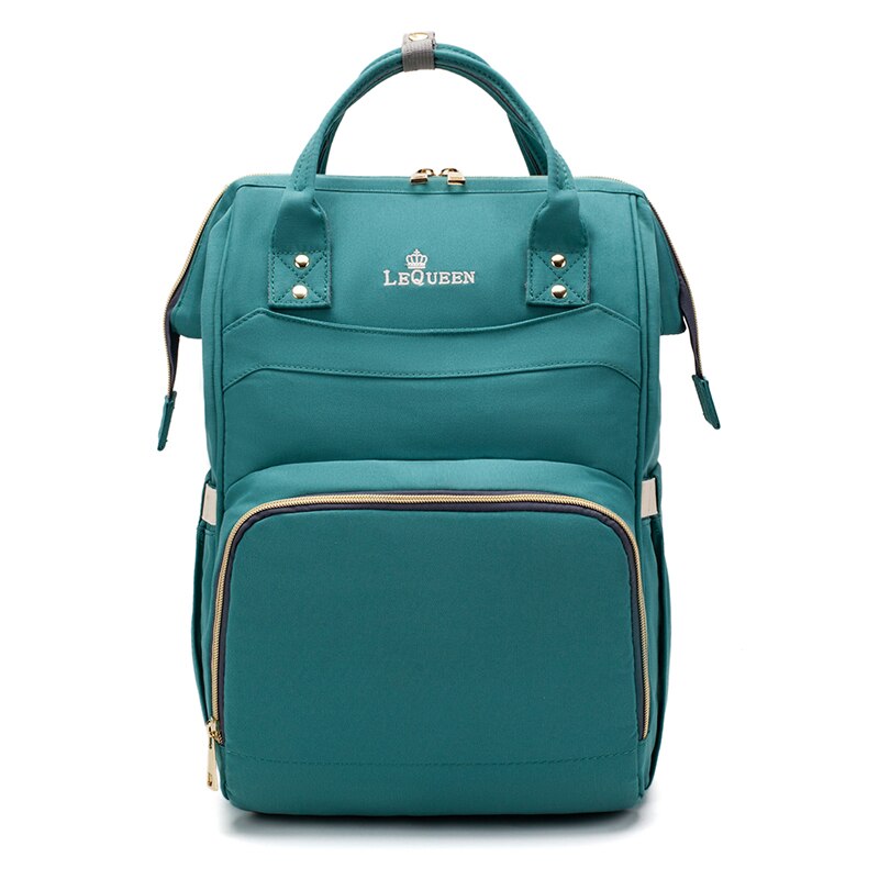 LEQUEEN Diaper Baby Bags Backpack For Moms Baby Bag Maternity Hospital Bag Care Nappy Bag Travel Stroller Send Free Hooks bolsos: Green 1