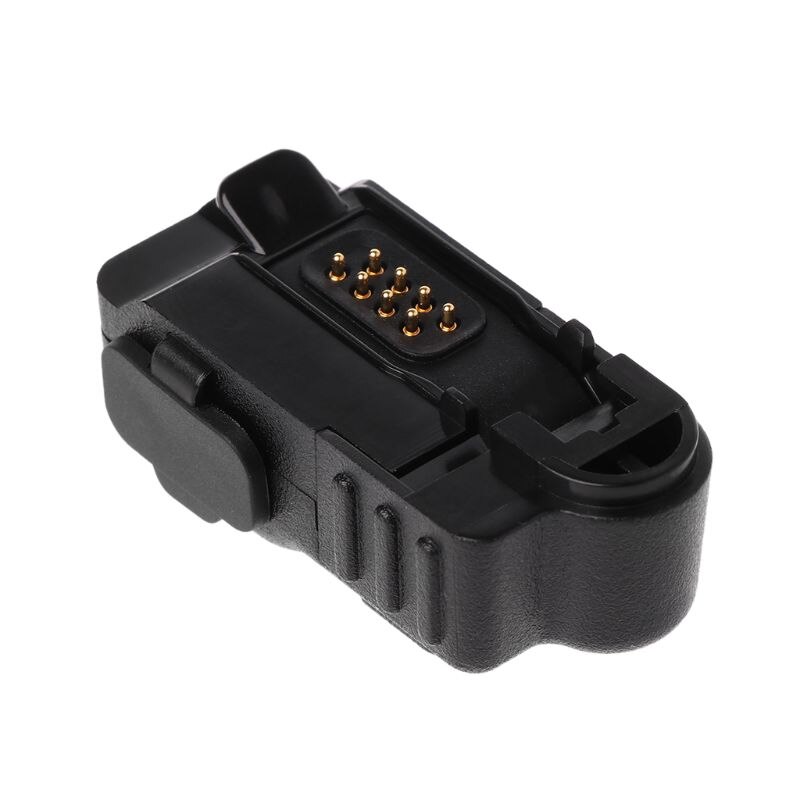 Audio Adapter Connector Voor Motorola Xir P6600 P6628 XPR3500 DEP550 MTP3550 MTP3500 MTP3250 MTP3100 MTP3200 Walkie Talkie Radio