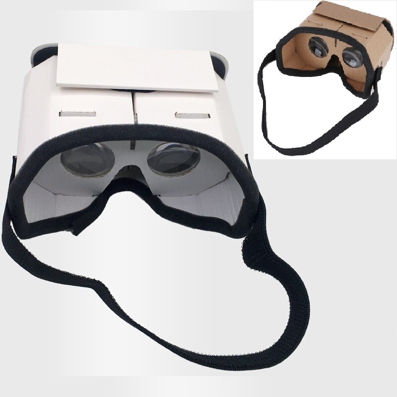 Licht Kasteel Google Kartonnen Stijl Virtual Reality Vr Bril Voor 3.5 - 6.0 Inch Smartphone Glas Voor Iphone Voor Samsung