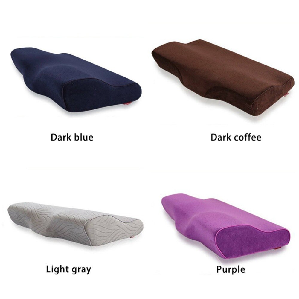 Vlinder Vormige Memory Kussens Ontspannen De Cervicale Wervelkolom Volwassen Trage Rebound Memory Foam Kussen Voor Slaap Cervicale Kussens 40