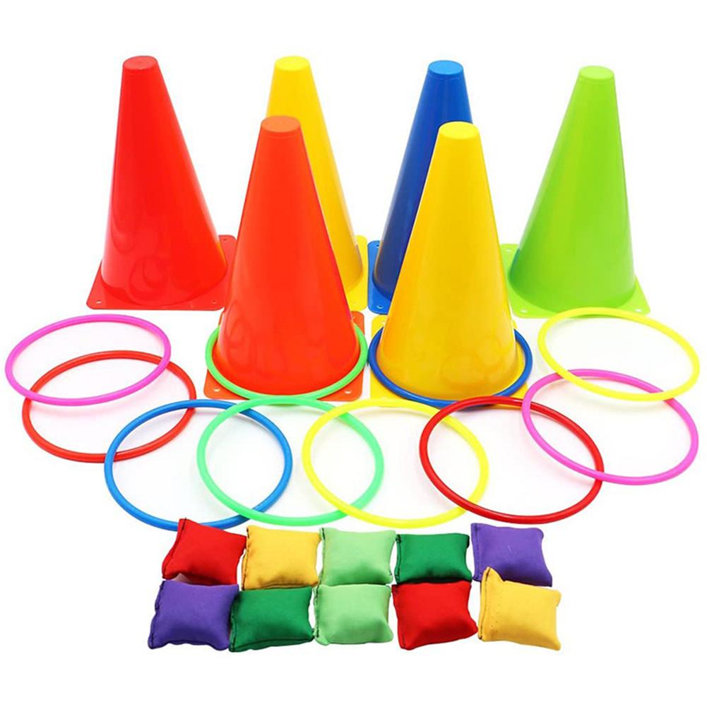 Carnaval Toss Games Combo Set Outdoor Plastic Kegels Bean Bag Ring Toss Games Voor Kinderen/Kinderen Feest