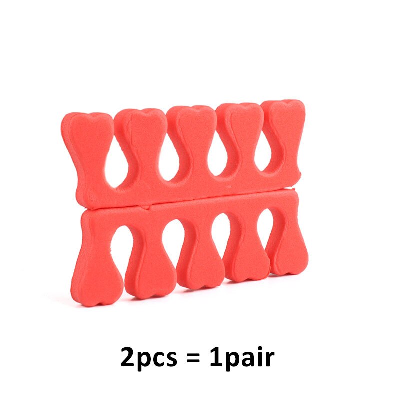 100Pcs Soft Foam Sponge Toe Separators Popular Finger Separator Dividers Nail Art Manicure Pedicure Nail Gel Tools #3374