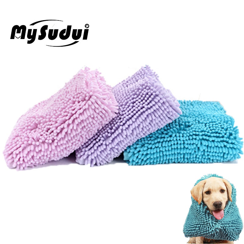 Pet Dog Bath Towel Microfiber Towels Dog Quick Dry For Cat Ultra Water Absorbent Dog Towel Water Dry For Small Medium Large Dogs