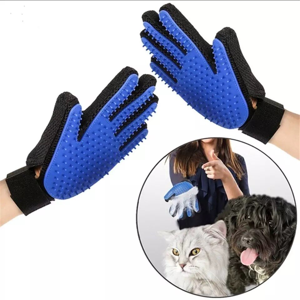 Hundesalon Handschuh Silikon Katzen Pinsel Kamm Deshedding Haar Handschuhe Hunde Schlecht Reinigung Liefert Ebene Kämme Handschuhe Katze Handschuhe