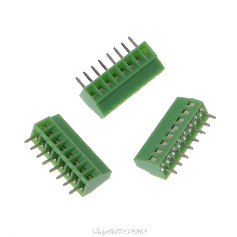 10 Pcs 2Pin-10Pin Schroef Pcb Gemonteerd Terminal Blokken Connector 2.54Mm Pitch