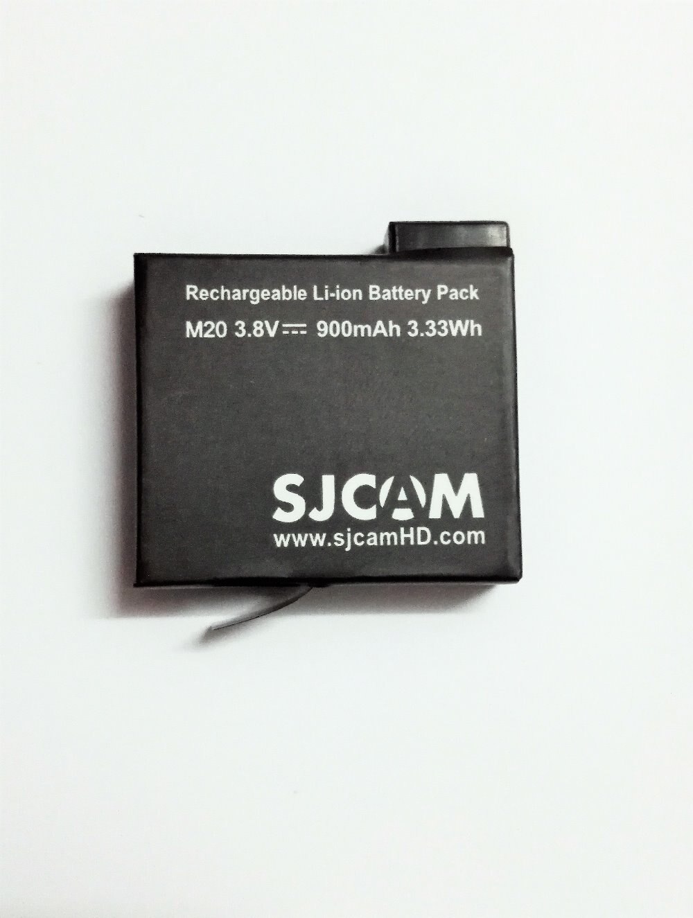 Original SJCAM Brand 3.8V 900mAh 3.33Wh Li-ion Battery Black for SJCAM M20 Sport Camera batteries