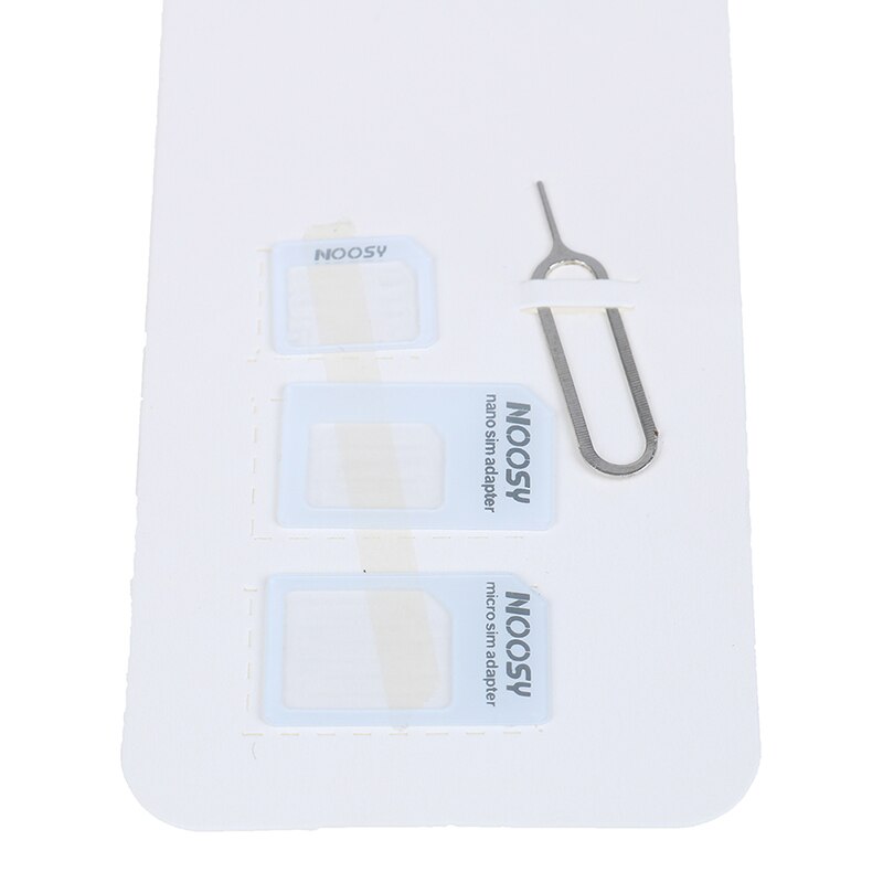 4 In 1 Sim Card Accessoires Pak Micro Sim-kaart Lade Houder Ondersteuning Voor Iphone 7 6 S 5 S samsung Huawei Xiaomi Adapter Kit