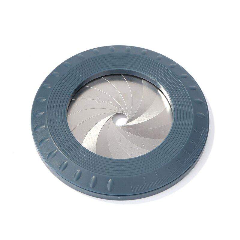 Roestvrijstalen tekengereedschap meetliniaal rond wiskunde verstelbaar inspirerend cirkel tekengereedschap roterend meetinstrument