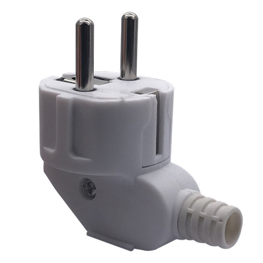 White 250v 16a french Russia Korea German EU Schuko Plug power cord wired cable Socket Male Female Assembly Receptacle connector: Other