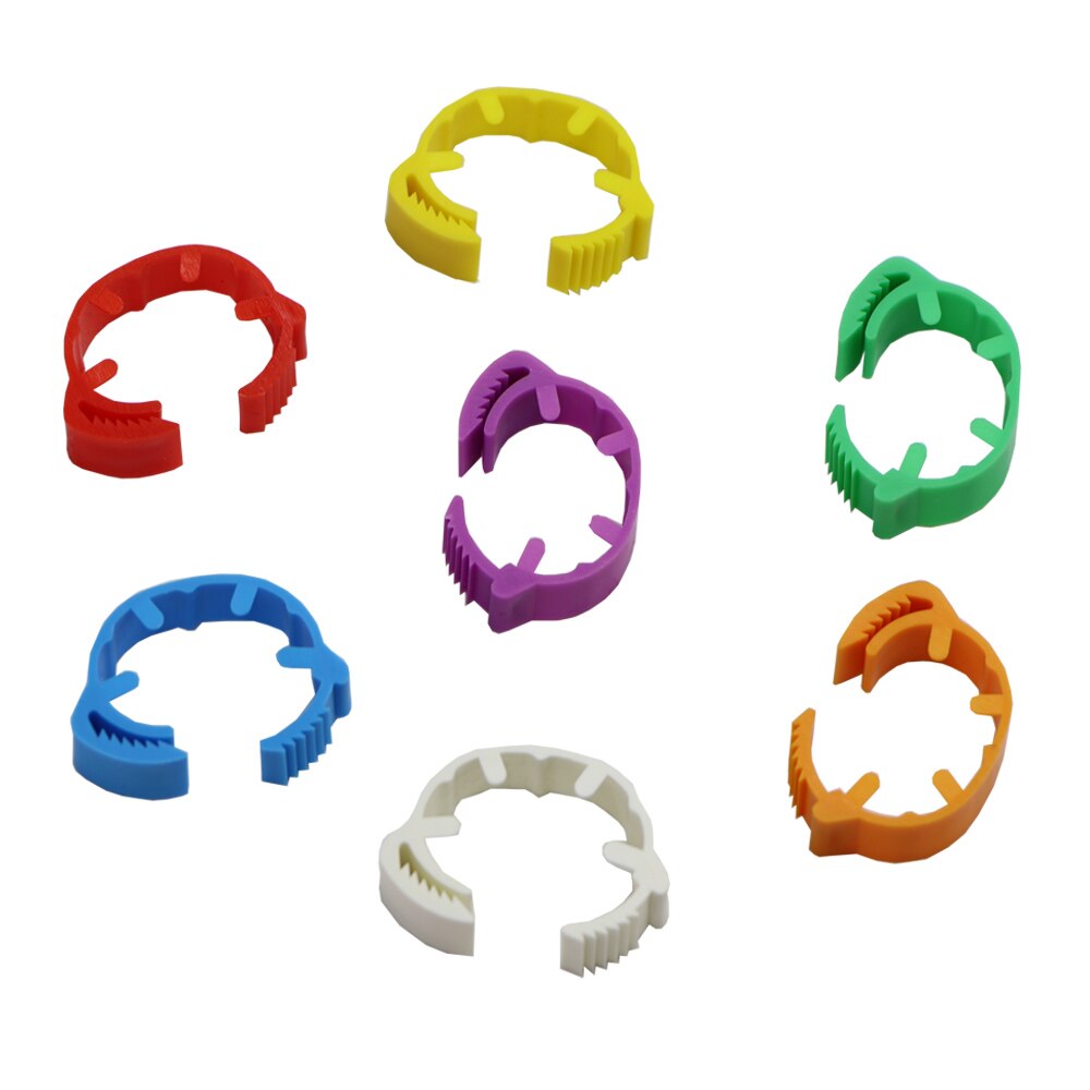 30Pcs Blank Kip Voet Ring 7 Kleuren Verstelbare Digitale Etiketten Voor Pluimvee Been Farm Identificatie Markers Tool Voor Chick eend