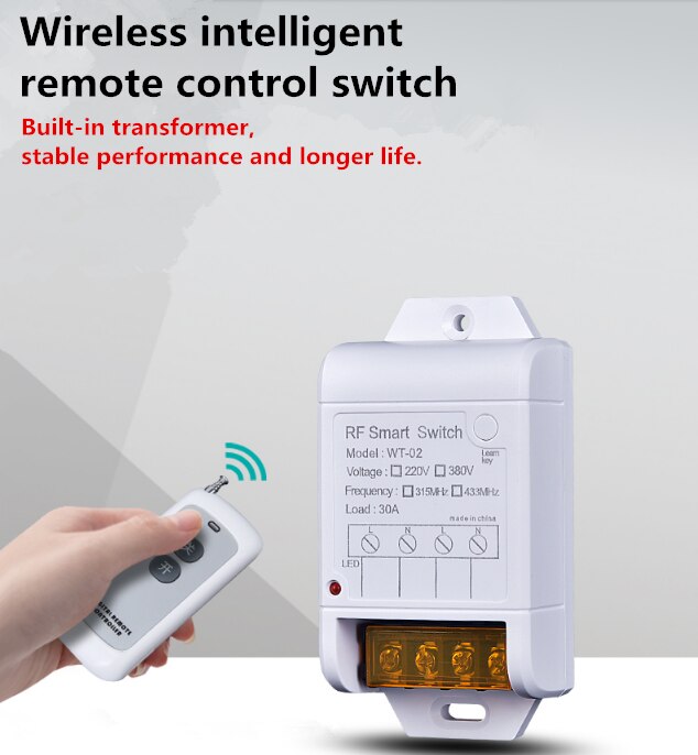 Draadloze intelligente afstandsbediening schakelaar dompelpomp hoog vermogen motor controller 220v 380v voor ventilator blaasmotor