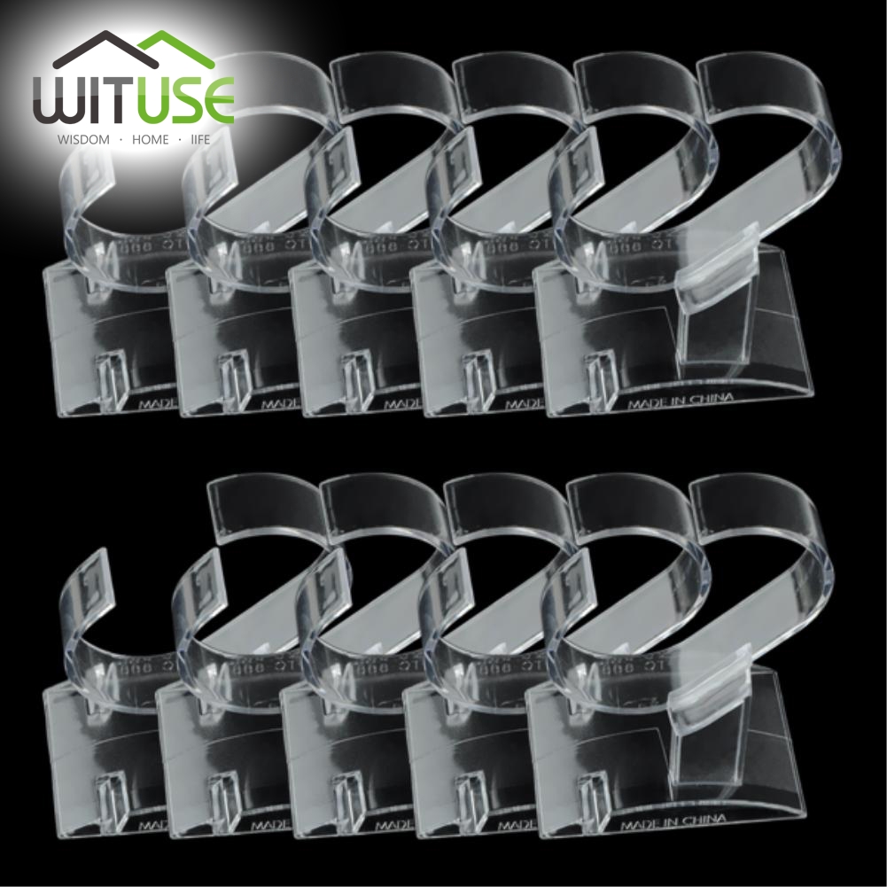 Mode 10Pc Acryl Armband Sieraden Wrist Watch Display Rack Houder Show Case Stand Tool Clear Plastic display