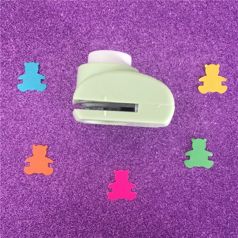1 ''/20mm Urso Forma perfurador do ofício para scrapbooking papel perfurador cortador de papel do scrapbook furadores artesanais animal buraco soco