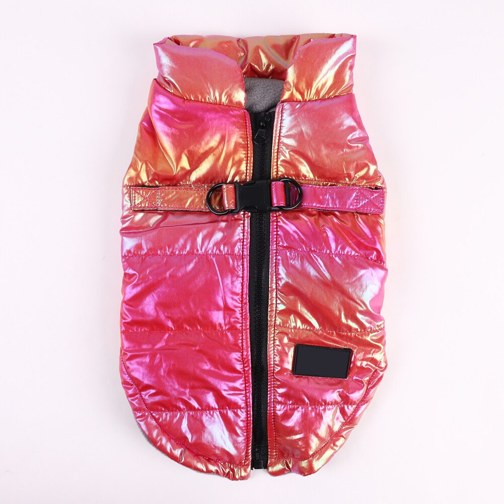 Winter Warme Overall Für Hunde Wasserdicht Haustier Hund Regenbogen Reflektierende Kleine Hund Kleidung Welpen Unten Jacke Französisch Bulldogge Weste Mantel: verrotten / 3XL