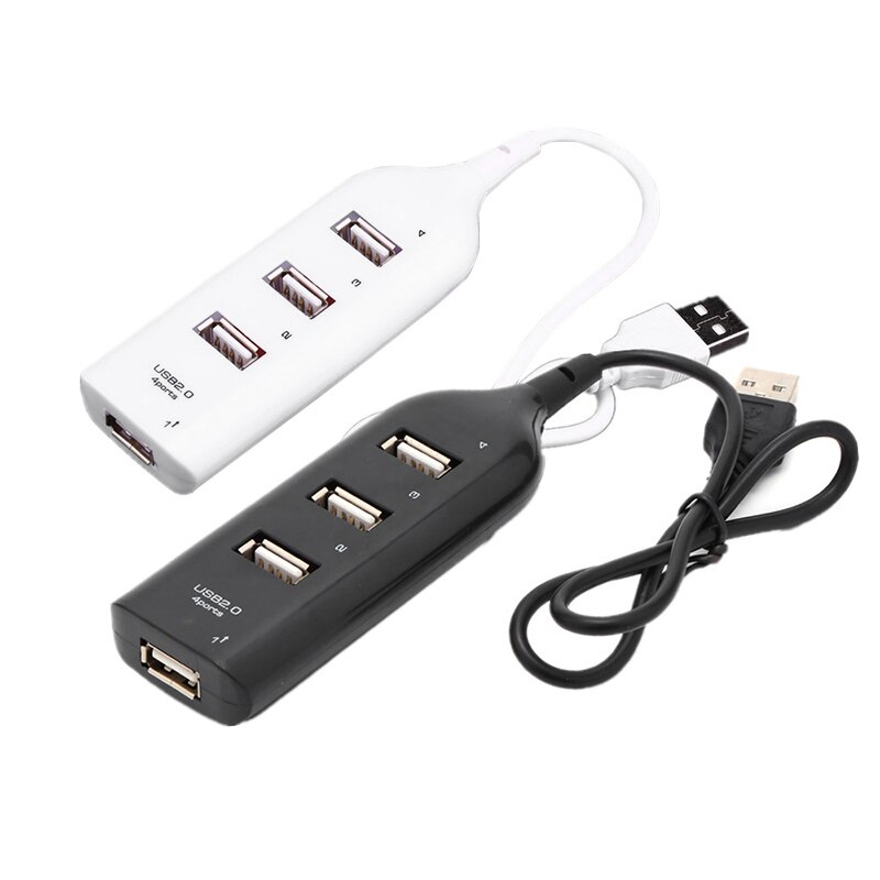 Adaptador de Cable de expansión para PC, portátil, Notebook y ordenador, HUB múltiple de alta velocidad con 4 puertos USB 2,0