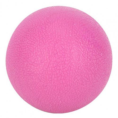 Fitness Round Massage Ball Massager for Thoracic Spine Upper Back Neck Scapula: Pink