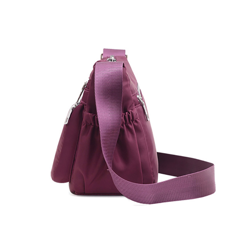 Casual Waterproof Oxford Shoulder Bags For Women Mother Crossbody Embroidered Handbag Purse Female Messenger Bag