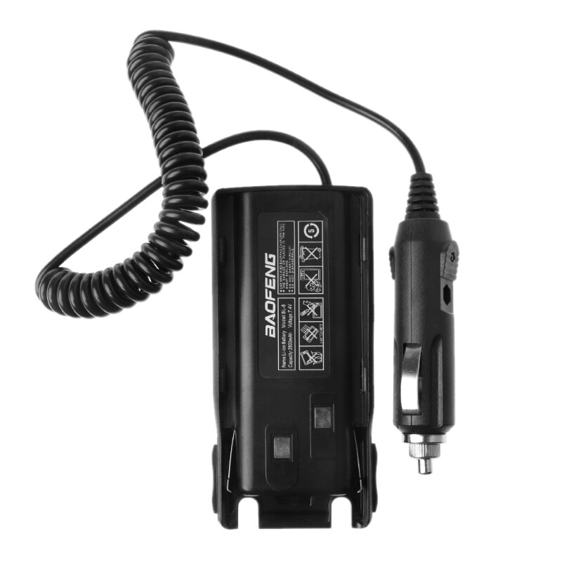 Auto Ladegerät Batterie Eliminator Adapter Für Baofeng UV-82 Radio Walkie Talkie XXUC