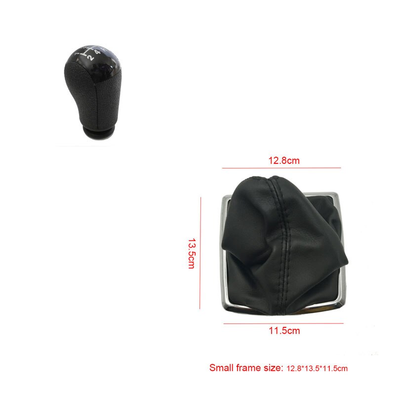 Car Gear Manuel Stick Shift Knob For FORD FOCUS MK2 FL MK3 MK4 MK7 TRANSIT GALAXY FIESTA: old black leather