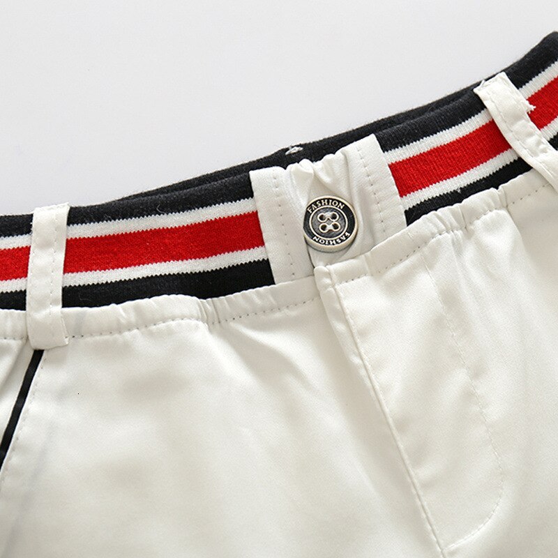 Boys Clothes Set Striped Shirt Shorts Set Of 2 Short-sleeved Tops Pants 2-piece Set For Children 2-6 Years Boy