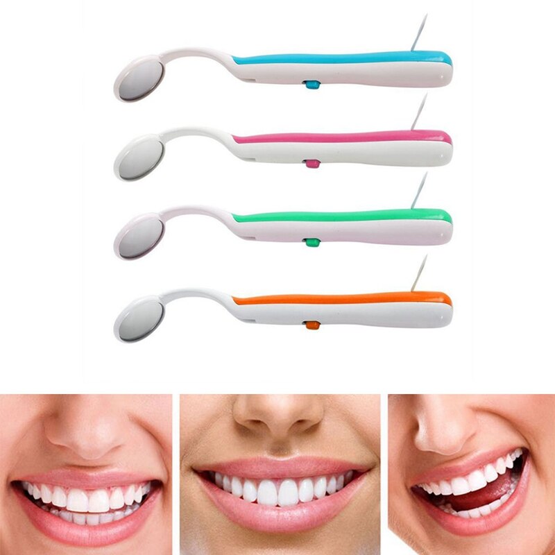 1 Pc LED Licht Zähne Oral Zahn Spiegel Super Helle Mund Spiegel Beleuchtet Zahn Pflege Werkzeug Oral Hygiene Maschine