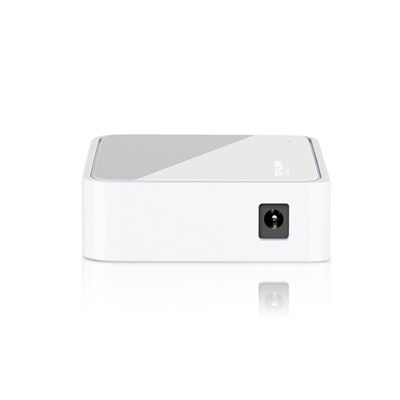 TPLINK-Interruptor de 5 puertos de 100M, TL-SF1005 + carcasa de plástico, mini interruptor Ethernet de escritorio, puertos RJ45, MDI/MDIX, plug and play, concentrador 802.3x