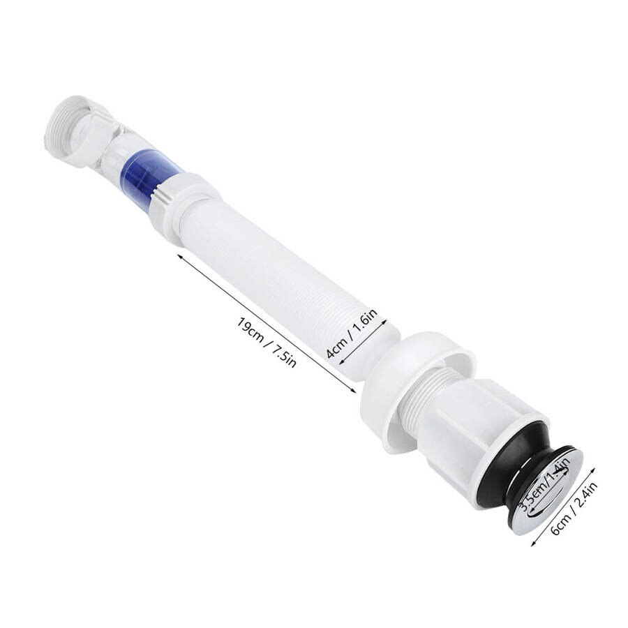 Flexible Universal Sink Drain Pipe Extensible Designs Strong Structure Drain Pipe Deodorant Designs for Good Connections Fast