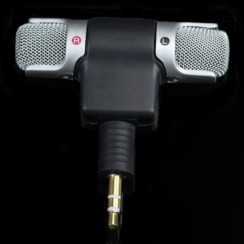 Mini 3.5mm Jack Microphone Stereo Mic For Recording Mobile Phone Studio Interview Microphone 4 Pin For Smartphone