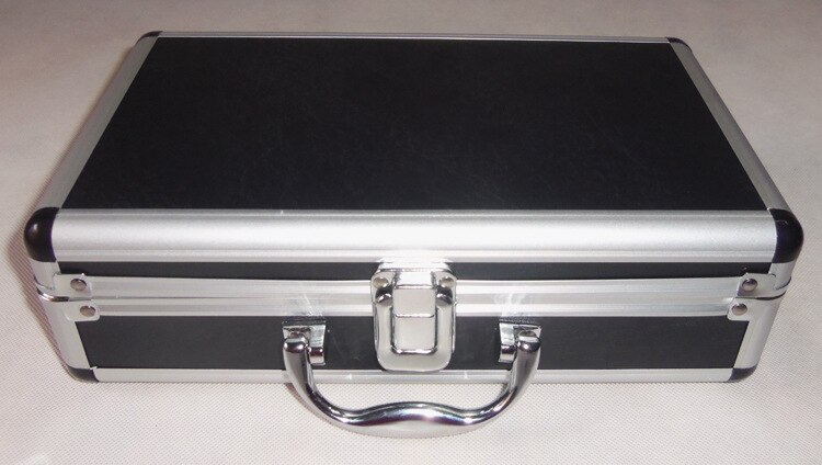 Multi-function Aluminum Alloy Tool Box hardware toolbox Impact resistant safety case with foam lining 29*16*8.5cm