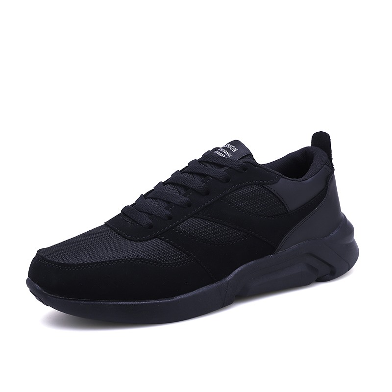 winter Men Tennis Shoes cool Sport Shoes Male Stability Athletic Sneakers lace up Height Increasing Trainers: Black / 7