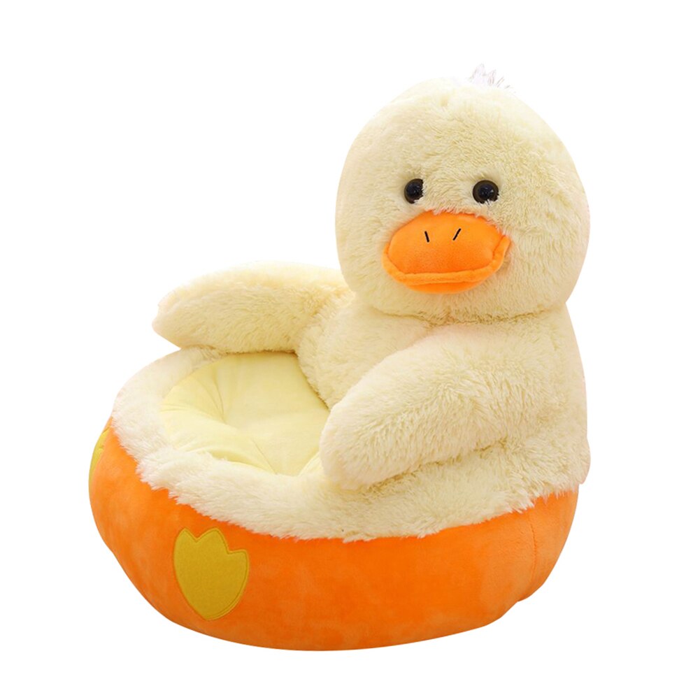 Newborn Baby Sofa Cover Cute Animals Learning to Sit Kids Seat Cover Seat Support without Filler Infants Feed Chair Skin Cover