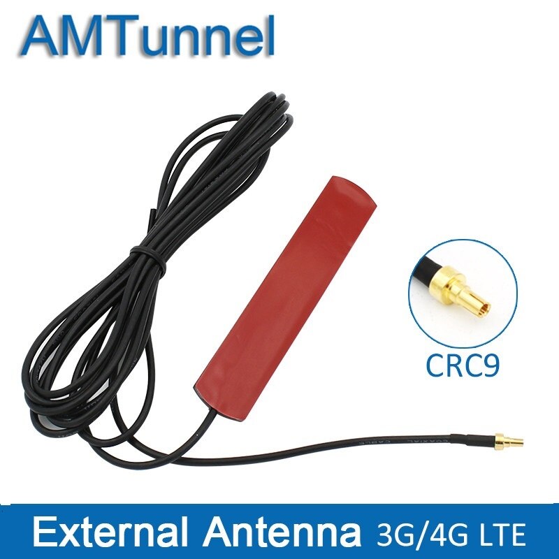 3G 4G antenna 4G LTE patch antenna 4G router antenna with CRC9 connector with 3m cable TS9 SMA male for Huawei router USB modem: CRC9  male