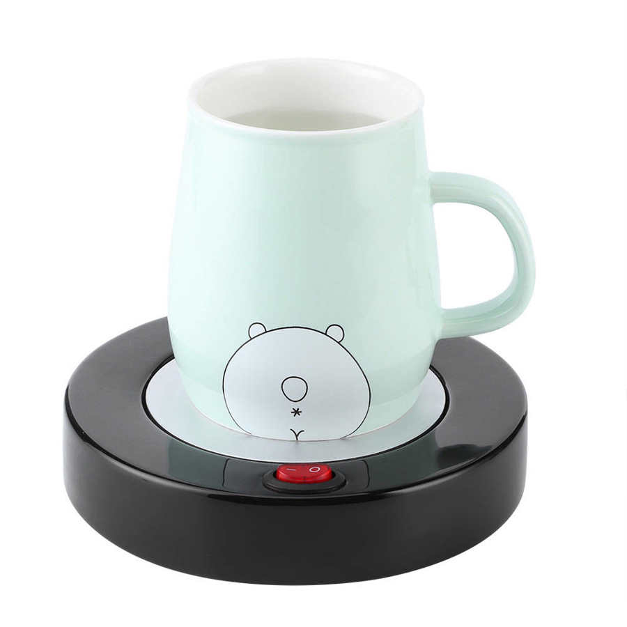 Svart konstant temperatur utgangspunkt kopp varmere melk kaffe varmeisolasjonsmatte 55 celsius oss plugg varme varmekopper krus og dalbane