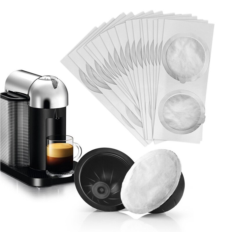Couvercle en aluminium de café, pour l'autocollant de Capsule de café de Vertuoline de Nespresso remplissant la Capsule de café auto-adhésive 100 pièces