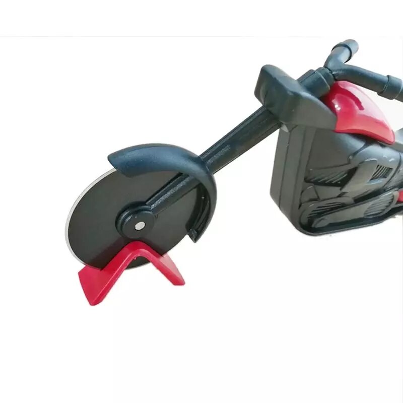 Stainless Steel Motorcycle Cutter Pizza Knife Cake Tools Pizza Wheels Scissors Ideal For Pizza Pies Waffles Kitchen Accessory