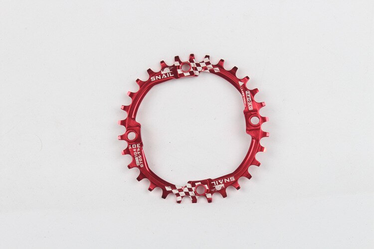 Deckas 104BCD Round Narrow Wide Chainring 30T Single Aluminum Alloy Chainwheel For Bicycle Road Mountain Bike MTB: 2
