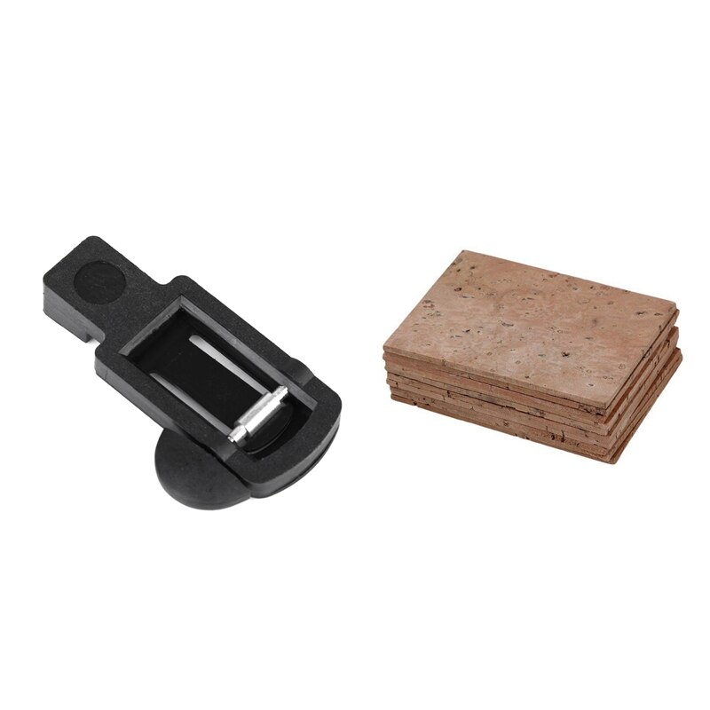 10x Saxophone Neck Corks for Soprano/Tenor/Alto + 1x Alto Sax Reed Trimmer - Black: Default Title