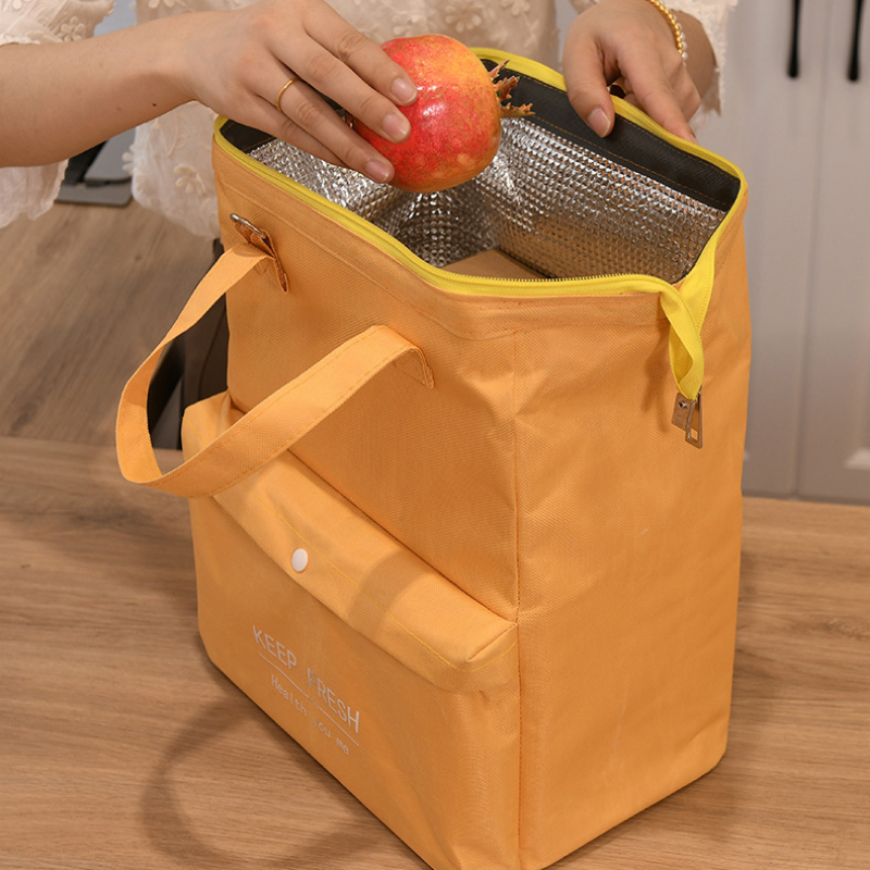 Large Capacity Lunch Bag Women Waterproof Insulated Shoulder Crossbody Bags for Lunch Box Picnic Portable Fresh Cooler Bags
