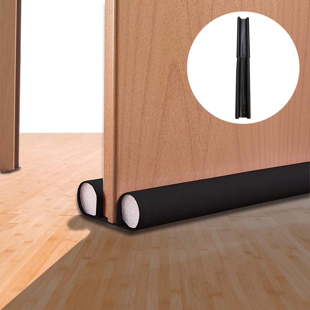 90cm- dørs trækstopper dobbeltsidet dørisolator selvklæbende tape forsegling støjblokker til soveværelsesdør husholdningsværktøj 30e