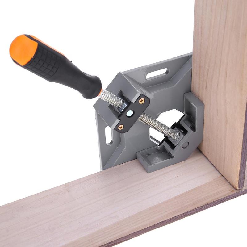 90 Degree Right Angle Clamp Aluminum Alloy Corner Clamp Right Angle Welding Woodworking Photo Frame Clamping Tool
