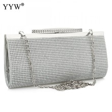 Soirée sacs pochette sac bandoulière Pu cuir strass sac à main de mariée femmes chaîne féminine sac de mariage