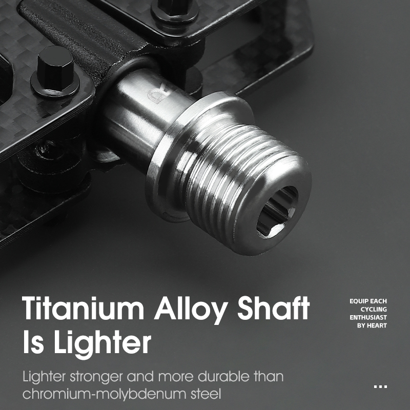 WEST BIKING Ultralight 3-lager fietspedaal T700 koolstofvezel MTB racefiets pedalen antislip plat pedaal fietsaccessoires